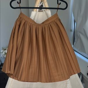 COS A-Line Skirt in Rich Tan